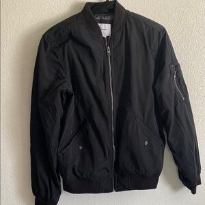 Old Navy Men's Classic Black Bomber Jacket size S